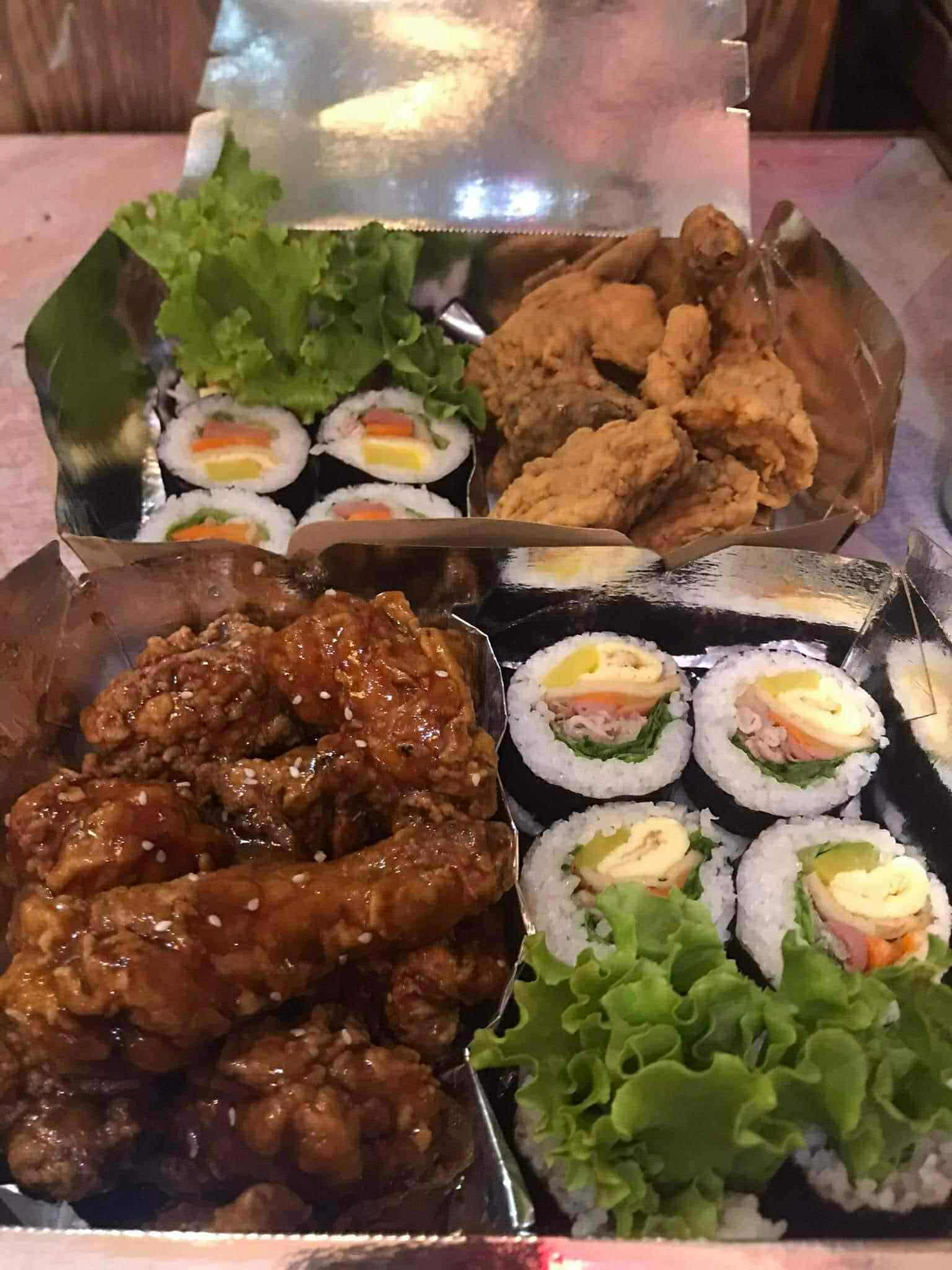 Combo Kimbap Chicken